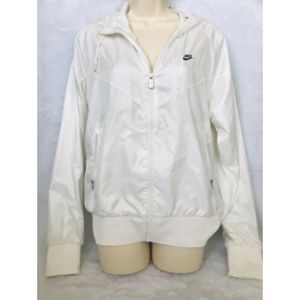 Nike Windrunner White Track Jacket Wind Breaker